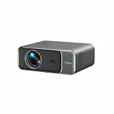 【Auto Focus/Keystone】 4K WiFi6 Bluetooth, YABER Proyector Full HD 1080P Nativo Proyector 4K Soporte, Proyector Portátil Cine en Casa/Exterior para Movil/PC/TV Stick/PS5 HDMI USB