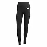 adidas Mujer Optime Essentials 3 Stripes 7/8 Leggings, Black/White, M
