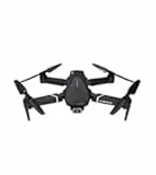 Dron con cámara para niños y principiantes, barra LED, cámara dual HD 1080P, ajustable en 90°, batería modular.