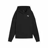 PUMA CLOUDSPUN Hoodie, Felpe con Cappuccio Mujer, PUMA Black-PUMA White, M