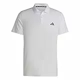adidas Hombre Train Essentials Training Polo Shirt, white/black, S