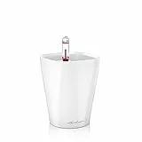 Lechuza 14950 - Maceta Mini Deltini Kit Completo, Color Blanco (10 x 13)