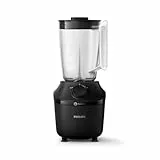 Philips Licuadora y Máquina de Batidos- 450W, Jarra 1,9L, HomeID App, 1 Velocidad + Pulso, ProBlend, Trituración de Hielo y Botella Portátil (HR2041/41)