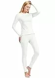 UNIQUEBELLA Conjunto de Ropa Interior Térmica Funcional de Invierno para Mujer, Esquí y Moto, Transpirable y Familiar