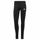 adidas 3 Stripes Leggings Mujer, Black / White, XS