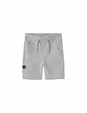 NAME IT Pantalones Cortos Nkmvivasse SWE para niño, Gris, 140