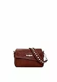 Desigual Accesorios PU Bolso de Mano, Mujer, Brown, One Size