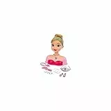 Grandi Giochi - Cabeza de Cenicienta Princess Styling Head para peinar con Accesorios incluidos, GG02996