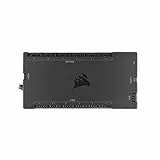 Corsair iCUE COMMANDER CORE XT, controlador digital de iluminación RGB y velocidad de ventiladores (Hasta 6 ventiladores PWM y 264 LEDs RGB, Modo cero RPM, Monitoreo temperatura) Negro (CL-9011112-WW)