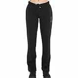 John Smith Mujeres Sorriba Poliéster Mezcla Pantalón, Mediano, No.005 Negro