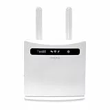 STRONG - Router WiFi 4G LTE 300 - hasta 150 Mbps 4G/300 Mbps WiFi - 4 Puertos RJ45 - Funciona con Todo Tipo de SIM - Uso Compartido de la Red Móvil - Antenas Desmontables - Fácil de Instalar - Blanco