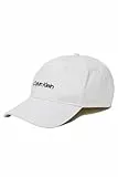 Calvin Klein Gorra Hombre Embroidery de algodón, Multicolor (Bright White/Black), Talla Única
