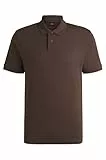 BOSS PE_Interlock 10262456 01, Polo Hombre, Open Brown248,