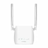 STRONG - Router Wifi 4G LTE 300M - Hasta 150 Mbps 4G/300 Mbps Wifi - 1 Puerto RJ45 - Funciona con Todo Tipo de SIM - Uso Compartido de la Red Móvil - Antenas Desmontables - Fácil de Instalar - Blanco