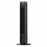 Taurus - Ventilador de torre New Babel 50W,Altura 86cm,3 velocidades,Timer 2h,Auto Off,Función oscilante,Base antideslizante,Selectores giratorios,Gris