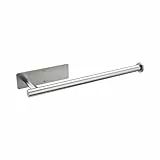 Ibergrif M34055A Portarollos Cocina con Adhesivo, Portarrollos Papel Cocina, Porta Rollos de Papel Cocina Sin Taladro, Acero Inoxidable, Cepillado