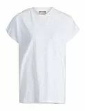 JJXX Jxastrid SL Boxy Every tee Noos Camiseta, Blanco Brillante, M para Mujer