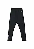 Champion Legacy Girl - Graphic Leggings, Pantalones de chándal Niñas, Black (KK001),