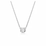 Swarovski Colgante Imber, Talla redonda, Blanco, Baño de rodio