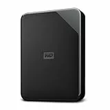 WD 4TB Elements Ae, Disco Duro Externo Portátil, USB SuperSpeed 3.2 Gen 1/USB 3.0, Ampliación de Almacenamiento para conectar y Usar, Formateado para Windows, Negro
