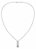 Tommy Hilfiger Jewelry Collar con Colgante para Hombre en Acero Inoxidable con una Placa Grabada - 2790169