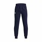 Under Armour Ua Rival Fleece Joggers, Pantalones deportivos Niños, Midnight Navy, M