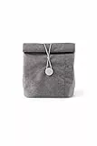 Lékué Bolsa para llevar almuerzo,comida To Go Organic, Gris, 4 l