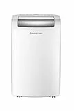 Ariston, Mobis 10- Pinguino Aire Acondicionado Portátil Silencioso con Temporizador y Mando a Distancia, Climatizador 24x69x2.5 Blanco Fabricado para Instalación en España, Eficiencia A+ Rango(A+++/D)