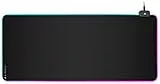 Corsair MM700 RGB Extended XL | Alfombrilla de Ratón de Tela para Juegos - 930mm x 400mm x 4mm - Iluminación RGB 360° - Concentrador de Dos Puertos USB - Goma Gruesa - Negro