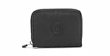 Kipling Money Love Billetera Mediana, Black Noir (Negro)