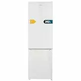 Cecotec Frigorífico Combi 2 Puertas de 262 Litros Bolero CoolMarket Combi 262 White E. 176 cm de Alto y 54 cm de Ancho, Bajo Consumo, LED Interior, Bandejas de Cristal y Control Electrónico