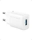 Cargador Anker USB-A, Adaptador de Cargador de Pared rápido de 12 W, Bloque de Cargador USB Compacto, Compatible con iPhone 15/14/13/12 Series, Galaxy, iPad Air y más