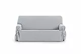 Eysa Levante Funda de sofá, 65% algodón y 35% poliester, gris, 2 plazas
