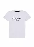 Pepe Jeans New Art Nn Camiseta, White (White), 6 años para Niños