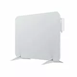 BR Bringer calefactor eléctrico por infrarrojos 450 vatios con termostato inteligente y mando a distancia, WIFI y app - para montaje en pared o uso móvil, ahorro de energía (blanco)