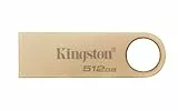 Kingston DataTraveler SE9 Gen 3 - 512GB 220MB/s lectura - Metálica - Unidad USB 3.2 Gen 1 - Dorado