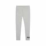 PUMA ESS No. 1 Logo Leggings, pantalones deportivos mujer Mujer, Light Gray Heather, S