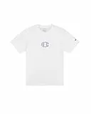Champion SS tee, Camiseta Hombre, Blanco (Ww0012), L