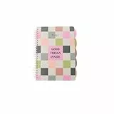 Mr. Wonderful - Libreta A4 con Separadores - Tapa Dura - Encuadernación en Espiral - Good things inside - 160 páginas cuadriculadas