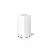 Linksys Velop WHW0103 sistema WiFi 5 mesh de doble banda AC1200, router WLAN, repetidor, extensor, cobertura de hasta 400 m², 6 puertos Gigabit Ethernet y controles parentales, paquete de 3, blanco