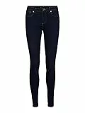 Vero Moda Vmtanya Mr S Piping J Vi3144 Ga Noos Vaqueros, Dark Blue Denim, XL/30 para Mujer