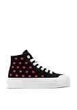 D.Franklin Zapatillas Altas Mujer One Way High from Heart Negro - Zapatillas de Vestir para Mujer - Moda Casual - Talla (38) - Modelo One-Way