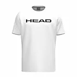 HEAD Club Original T-Shirt Junior Camiseta, Blanco, 176 Unisex niños
