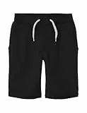 NAME IT Nkmvermo Long Swe Shorts UNB F Noos Pantalones Cortos, Black, 140 para Niños