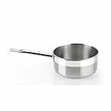 BRA Profesional Cazo, 12 cm, Acero Inoxidable 18/10, apto para todo tipo de cocinas incluida inducción