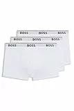 HUGO BOSS Trunk 3p Co/El, Boxers a Pantalones Cortos para Hombre, Blanco (White), M