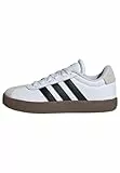adidas Unisex niños VL Court 3.0 Shoes, Cloud White/Core Black/Grey One, 35 EU
