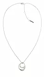 Calvin Klein Collar para Mujer Colección WARPED RINGS en Acero Inoxidable con un Charm - 35000008