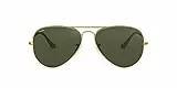 Rayban - Gafas de sol, Unisex adulto, Aviador Aviator Large Metal, Gold (L0205 Gold)
