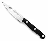 Arcos Serie Universal - Cuchillo Cocinero - Hoja de Acero Inoxidable NITRUM 100 mm - Mango de Polioximetileno (POM) Color Negro